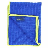 Set 4 lavete de curatare auto, din microfibra, multicolor, 40 x 30 cm, Goodyear, GY904005